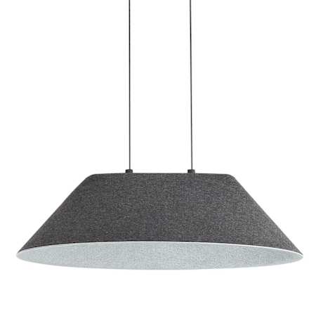 Golden Lighting Faroe 21" Wide Pendant Flecked Black / Grey