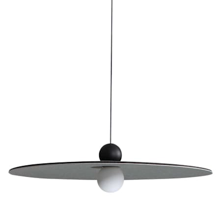 Golden Lighting Faroe 24" Wide Pendant Flecked Black / Grey