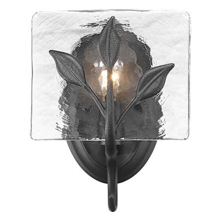 Golden Lighting Calla 9" Tall Wall Sconce Natural Black