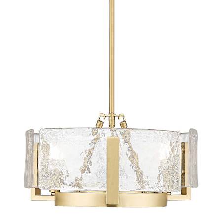 Golden Lighting Aenon 3 Light 17" Wide Drum Chandelier Brushed Champagne Bronze