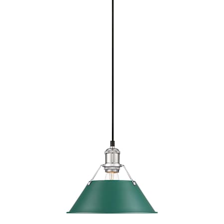 Chrome / Pine Green Shades