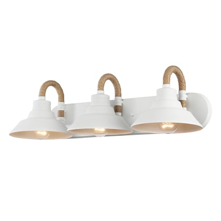 Golden Lighting Journey 3 Light 8" Wide Vanity Light Natural White