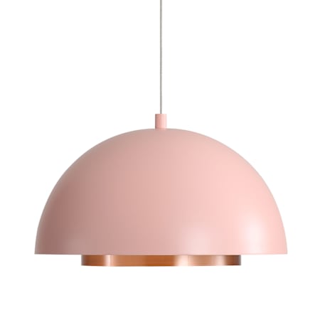 Golden Lighting Solsken 12" Wide LED Outdoor Pendant Dusty Rose / Aged Copper