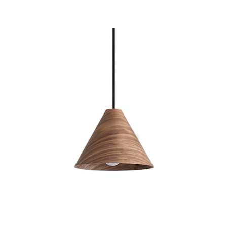 Golden Lighting Conique 10" Wide Mini Pendant Dark Walnut