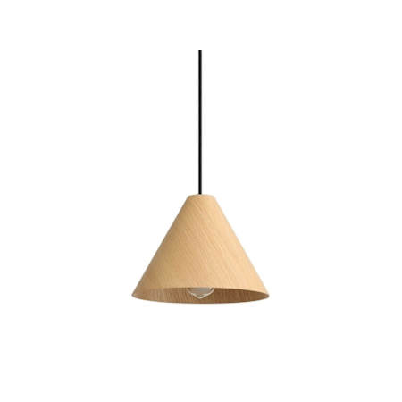 Golden Lighting Conique 10" Wide Mini Pendant Light Walnut