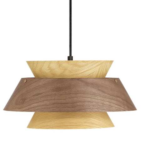 Golden Lighting Aalto 6" Tall Pendant Light Walnut / Dark Walnut
