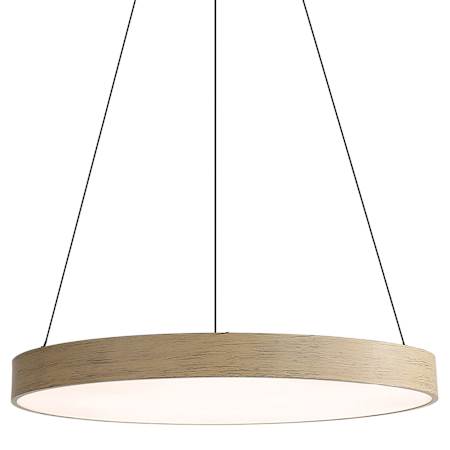 Golden Lighting Anello 24" Wide LED Outdoor Pendant Driftwood