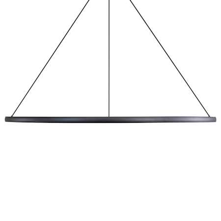 Golden Lighting Veritas 36" Wide Ring Chandelier Sand Black