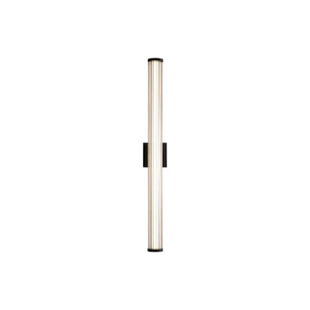 Golden Lighting Rodara 37" Tall Outdoor Wall Sconce Matte Black