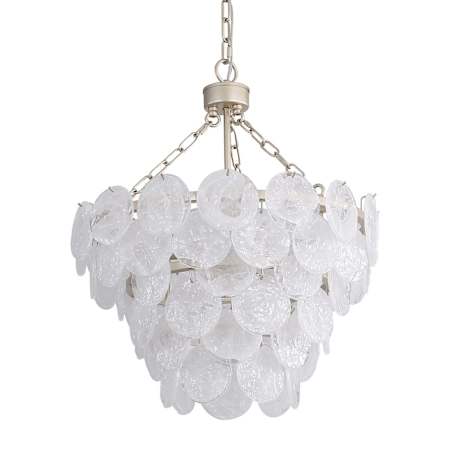 Golden Lighting Cascada 8 Light 21" Wide Pendant Aegean Silver / Cirrus Cloud