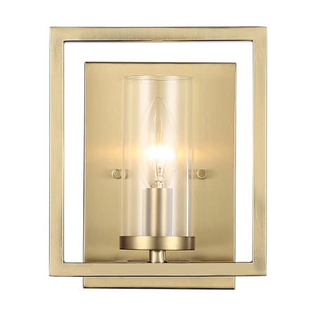 Golden Lighting Marco 9" Tall Wall Sconce Brushed Champagne Bronze