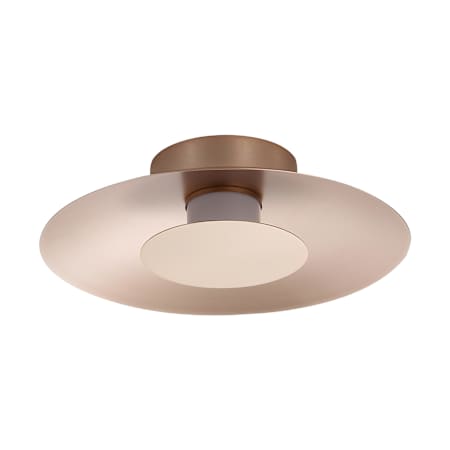 Golden Lighting Luma 12" Wide Semi-flush Ceiling Fixture French Gold
