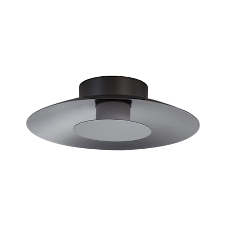 Golden Lighting Luma 12" Wide Semi-flush Ceiling Fixture Graphite
