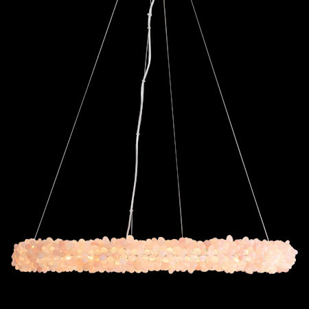 Golden Lighting Corallo 30" Wide Ring Chandelier Coral