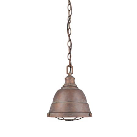 Golden Lighting Bartlett 1 Light 9.25" Wide Pendant Copper Patina