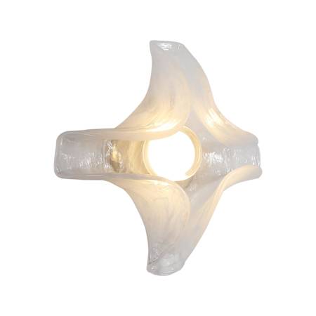 Golden Lighting Glacier 14" Tall Bathroom Sconce Polished Nickel