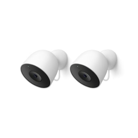 Google Nest Outdoor Camera (wired, 2nd Gen), Pack of 2 Snow
