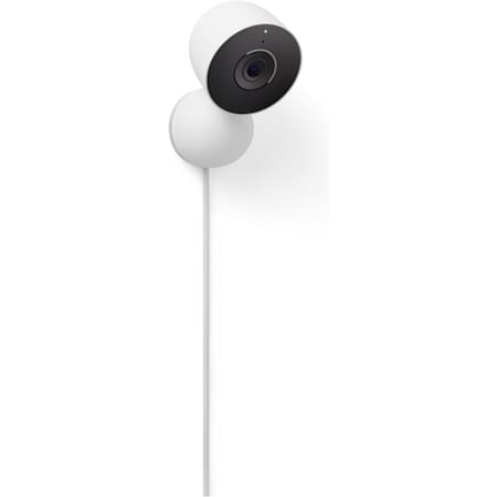 Google Nest Indoor Security Camera with 2K Video - Works with Google Home (Gemini) Snow