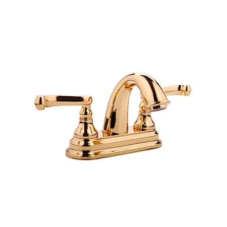 Graff Elegante 2.2 GPM Centerset Bathroom Faucet with Drain Assembly 18K Gold