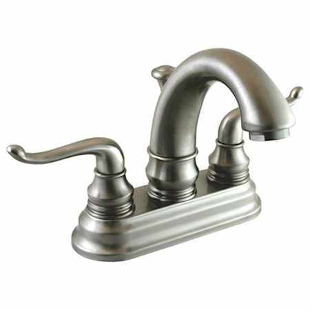 Graff Universal 2.2 GPM Centerset Bathroom Faucet Brushed Nickel