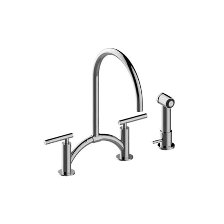 Graff Sospiro 1.8 GPM Widespread Kitchen Faucet Polished Chrome