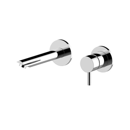Graff M.E. 1.2 GPM Wall Mounted Widespread Bathroom Faucet Polished Chrome