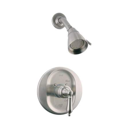 Graff Atlantis Shower Only Trim Package with 2 GPM Single Function Shower Head Brushed Nickel