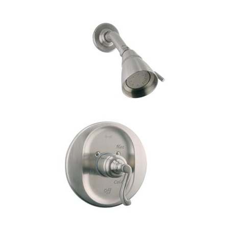 Graff Elegante Shower Only Trim Package with 2 GPM Single Function Shower Head Brushed Nickel