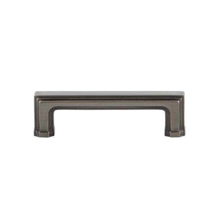 Grandeur Carre 3" Center to Center Solid Brass Cabinet Handle / Drawer Handle Antique Pewter