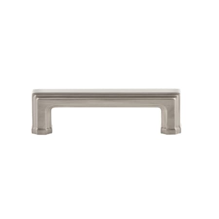 Grandeur Carre 3" Center to Center Solid Brass Cabinet Handle / Drawer Handle Satin Nickel