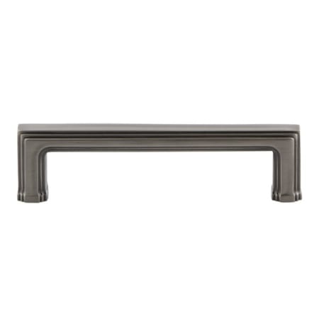 Grandeur Carre 4" Center to Center Solid Brass Cabinet Handle / Drawer Handle Antique Pewter