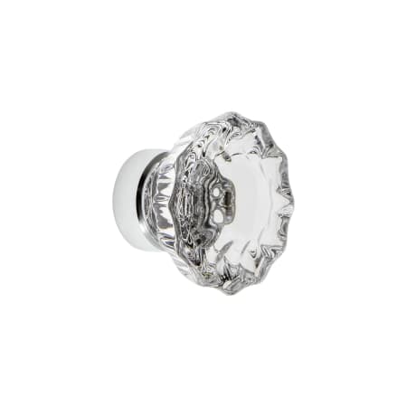 Grandeur Versailles 1-3/8" Restoration Vintage Fluted Crystal Cabinet Knob Bright Chrome