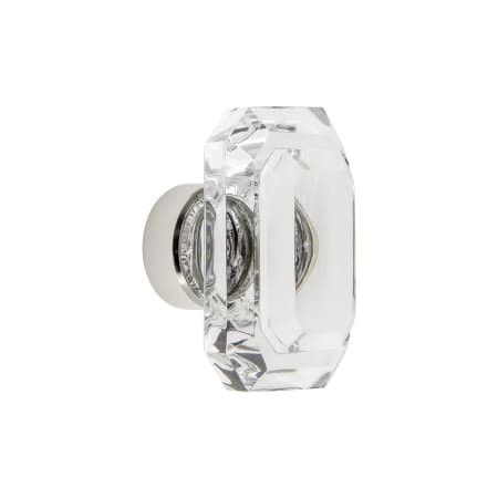 Grandeur Baguette 1-3/4” Luxury Solid Crystal Emerald Cut Rectangular Cabinet Knob Polished Nickel
