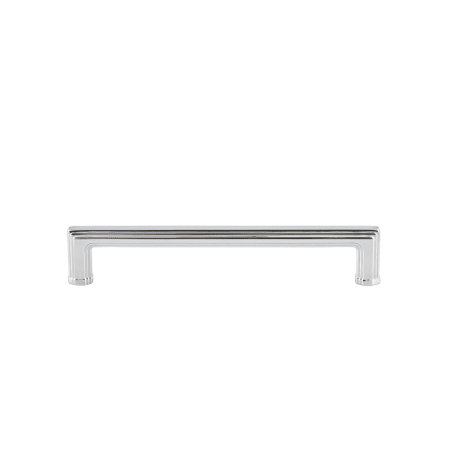 Grandeur Carre 6" Center to Center Solid Brass Cabinet Handle / Drawer Handle Bright Chrome