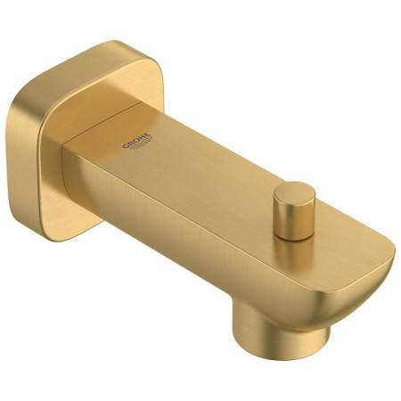 Grohe Cubeo 4-3/8" Integrated Diverter Tub Spout Brushed Cool Sunrise