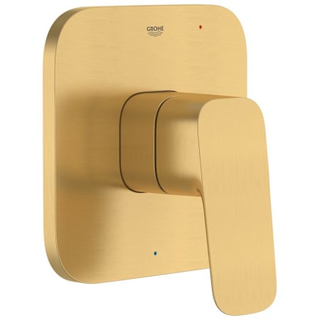 Grohe Cubeo Pressure Balanced Valve Trim Only with Single Lever Handle - Less Rough In Brushed Cool Sunrise