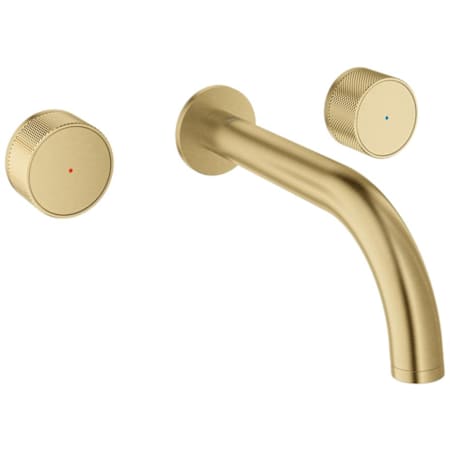 Grohe Atrio Private 1.2 GPM Wall Mounted Widespread Bathroom Faucet Brushed Cool Sunrise