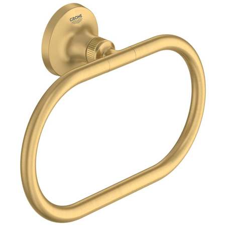 Grohe Listra 8-3/8" Wall Mounted Towel Ring Brushed Cool Sunrise