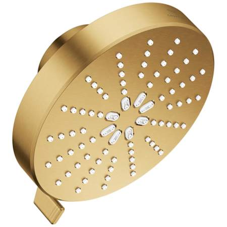 Grohe Rainshower 2.5 GPM Multi Function Rain Shower Head with DreamSpray Technology Brushed Cool Sunrise