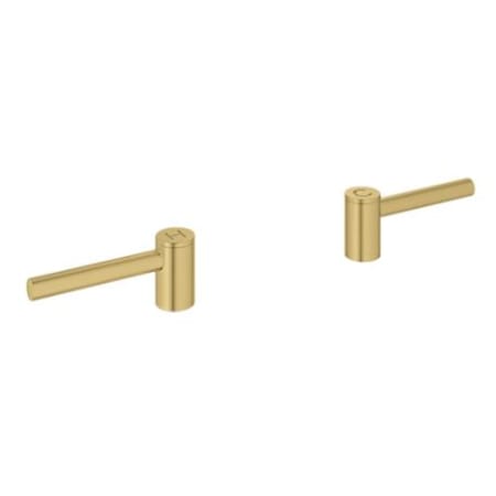 Grohe Atrio Lever Handles - Pair Brushed Cool Sunrise