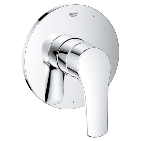 Grohe Eurosmart Pressure Balance Shower Valve Trim Starlight Chrome