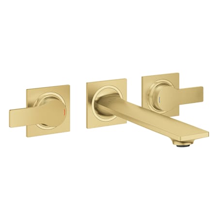 Grohe Allure New 1.2 GPM Wall Mounted Widespread Bathroom Faucet Brushed Cool Sunrise