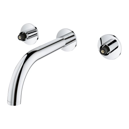 Grohe Atrio 2 Handle Wall Mount Faucet 1.2 GPM Starlight Chrome