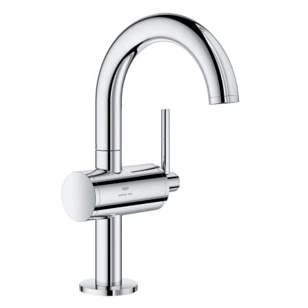 Grohe Single Hole Single-Handle M-Size Bathroom Faucet 1.2 GPM Starlight Chrome