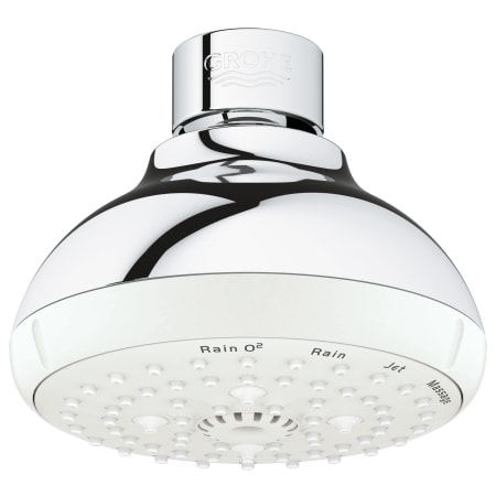 Grohe Tempesta 1.75 GPM Multi Function Shower Head Starlight Chrome