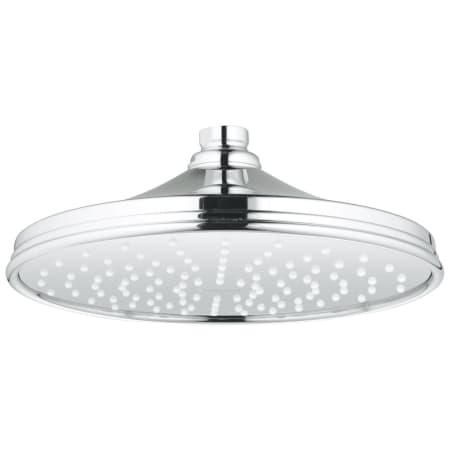 Grohe Rainshower Rustic 1.75 GPM Single Function Rain Shower Head Starlight Chrome
