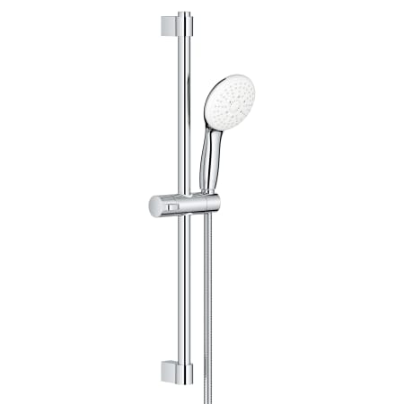 Grohe Tempesta Shower System with Hand Shower, Slide Bar, and Hose Starlight Chrome