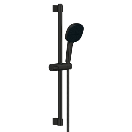Grohe Tempesta Shower System with Hand Shower, Slide Bar, and Hose Matte Black