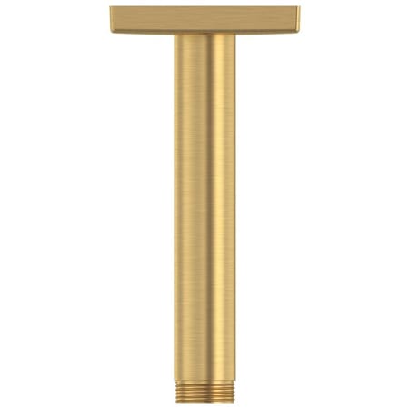 Grohe Rainshower 6" Ceiling Mounted Shower Arm with Square Flange Brushed Cool Sunrise