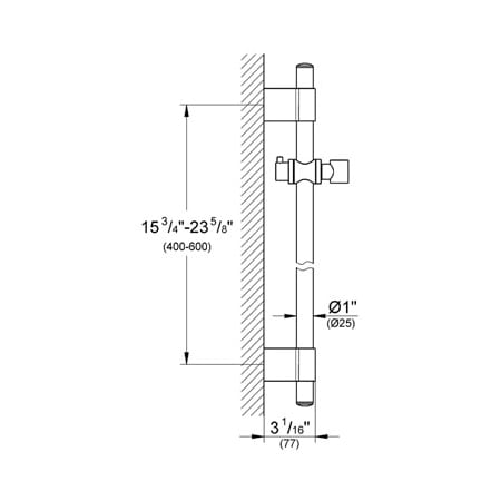 Grohe-28 797-Dimensional Drawing